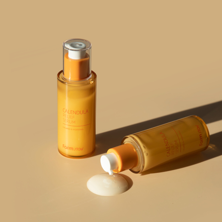 Łagodzące serum z nagietkiem FARMSTAY Calendula Relief, 50 ml