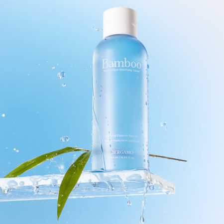 BERGAMO BAMBOO Intensywnie nawilżający tonik z bambusem i hialuronem, 180 ml
