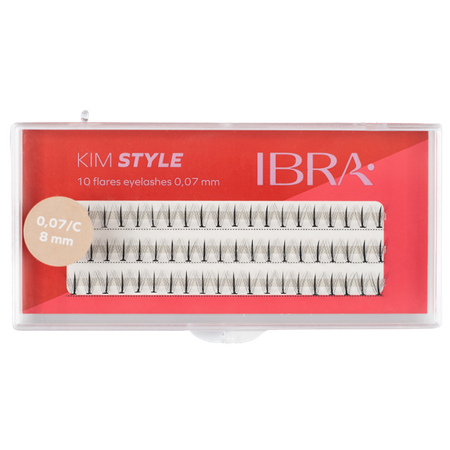 Kępki rzęs Kim Style 8mm IBRA Makeup