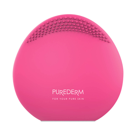 Silikonowa szczoteczka PUREDERM Pnk do oczyszczania twarzy, 1 szt.