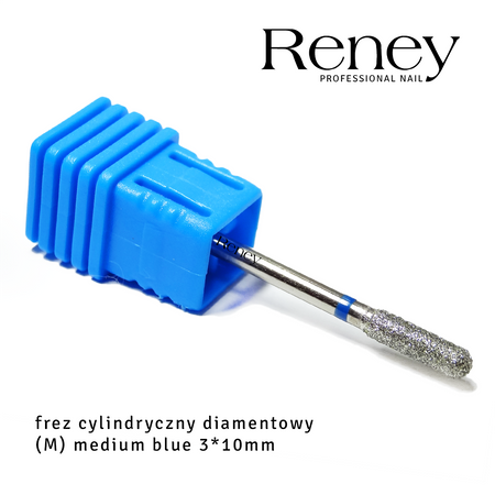 Reney Frez cylindryczny diamentowy niebieski FDR-C0D-M