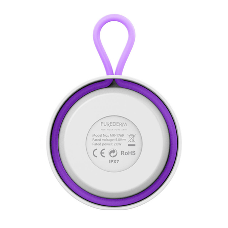 Silikonowa szczoteczka PUREDERM LAWENDA do oczyszczania twarzy, 1 szt.