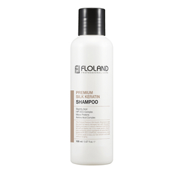 Szampon do włosów mocno zniszczonych FLOLAND Premium Silk Keratin, 150 ml
