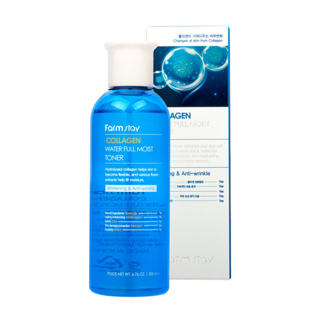 Farmstay Collagen Nawadniający toner do twarzy z kolagenem, 500 ml