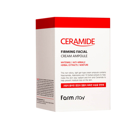 Farmstay Ceramide Krem do twarzy z ceramidami kremowa ampułka, 250 ml