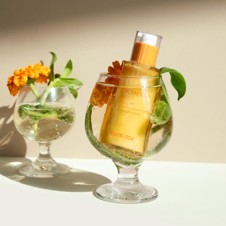 Łagodzące serum z nagietkiem FARMSTAY Calendula Relief, 50 ml