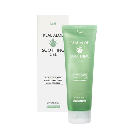 PRRETI Aloesowy żel kojący do twarzy i ciała PRRETI Real Aloe, 250 g