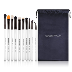 Eigshow Professional Eye Brush Light Gun Black Zestaw 10 pędzli do oczu