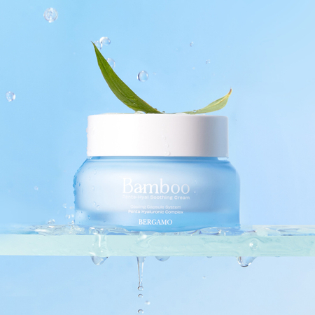 BERGAMO BAMBOO Intensywnie nawilżający krem chłodzący z bambusem i hialuronem, 50 g