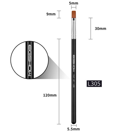 Eigshow Beauty L305 płaski pędzel do ust