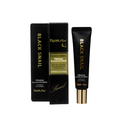 Koreańskie serum pod oczy FARMSTAY BLACK SNAIL z ekstraktem ze śluzu czarnego ślimaka, 25 ml