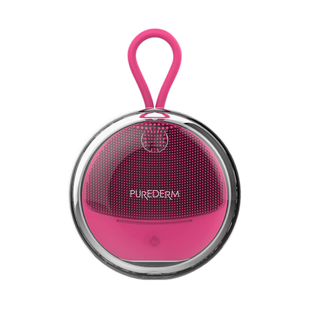 Silikonowa szczoteczka PUREDERM Pnk do oczyszczania twarzy, 1 szt.