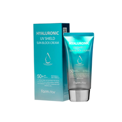 Farmstay SPF50++++ do twarzy z kwasem hialuronowym HYALURONIC UV SHIELD 70g