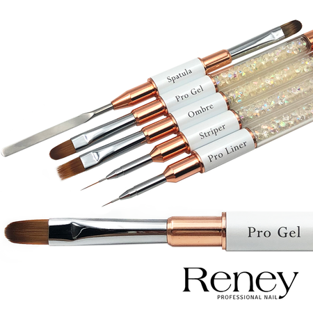 Reney Pro Gel AN07 pędzelek do żelu Oval 5.0*11.5mm