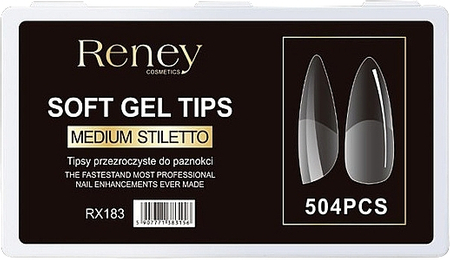 Formy przezroczyste do paznokci Reney RX-183 504 szt