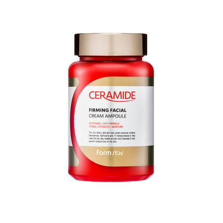 Farmstay Ceramide Krem do twarzy z ceramidami kremowa ampułka, 250 ml