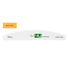 Pilnik Nail4u NATURAL Slim łódka 100/180