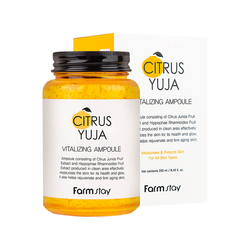 Farmstay Citrus Yuja Rewitalizująca ampułka do twarzy z ekstraktem z owoców Yuzu 250ml