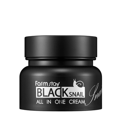  Farmstay Black Snail Krem do twarzy ze śluzem czarnego ślimaka All-in One 50g