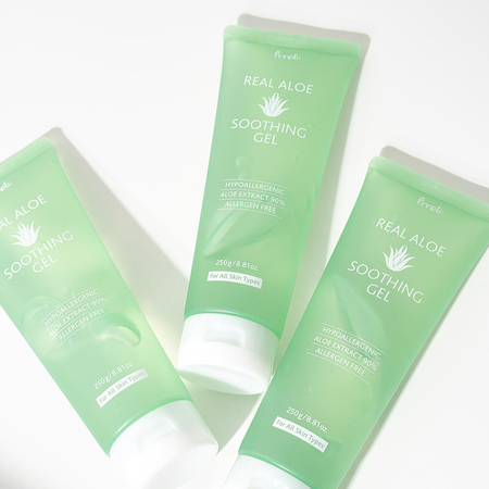 PRRETI Aloesowy żel kojący do twarzy i ciała PRRETI Real Aloe, 250 g