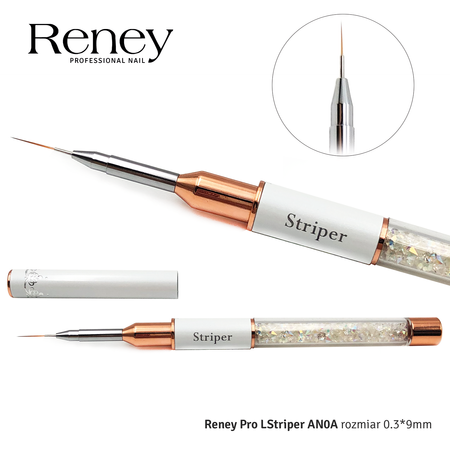 Reney Pro Striper AN0A 0.3*9mm pędzelek do zdobień