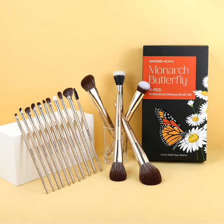 Eigshow Beauty Zestaw 16 pędzli Monarch Butterfly Professional