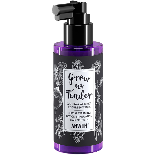  Anwen Grow Us Tender ziołowa wcierka rozgrzewająca do skóry głowy 150 ml