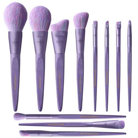 Eigshow Beauty EcoPro Bamboo Fiber 11 pędzli Sunset Mist Purple