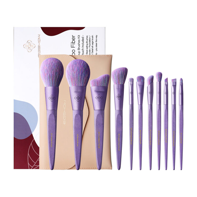 Eigshow Beauty EcoPro Bamboo Fiber 11 pędzli Sunset Mist Purple