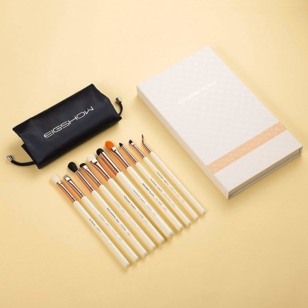 Eigshow Zestaw 10 pędzli Eye Brush Kit Rose Gold