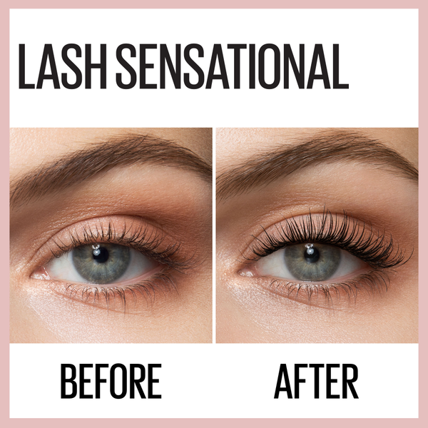 Maybelline New York Lash Sensational tusz do rzęs intense black, 9,5 ml