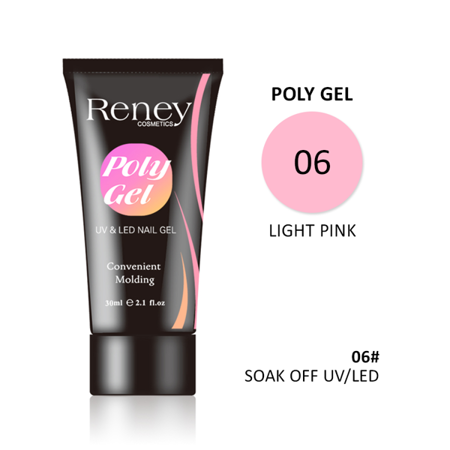 Reney Polygel Acrylgel Light Pink 06 30ml