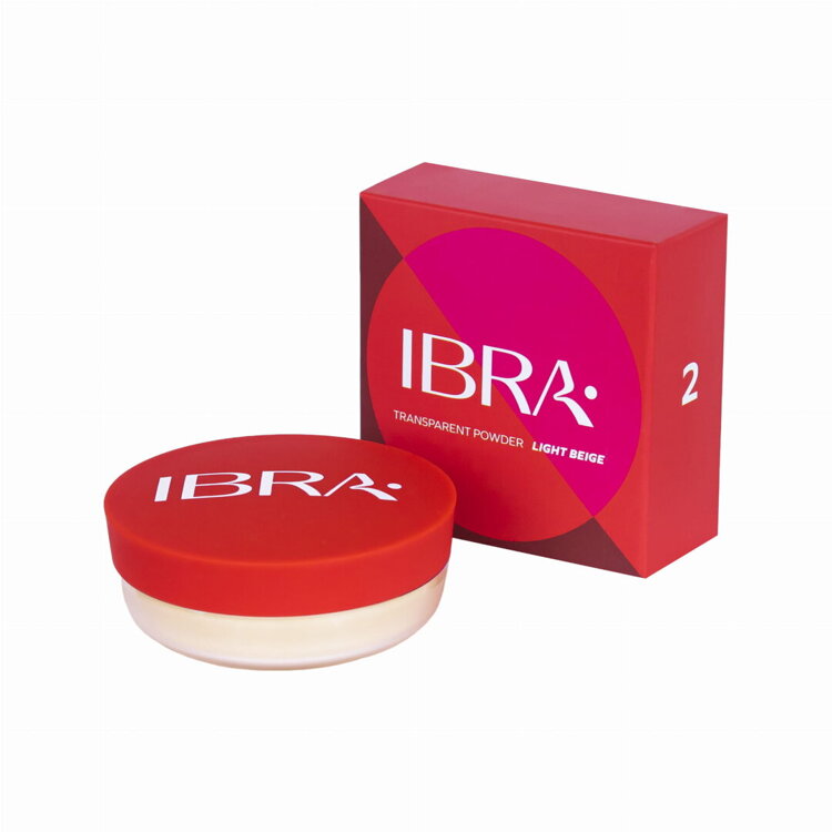 Sypki puder transparentny Ibra Makeup nr 1 12g